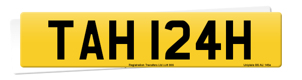 Registration number TAH 124H